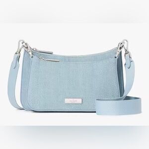 Kate Spade NWT Duet Denim Studded Crossbody.